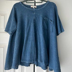 Blue swing tee by Anthropologie (S)